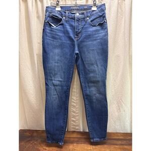 Lucky Brand Women's Size 8 / 29 Ankle Mid Rise Skinny Ava Blue Jeans Pants